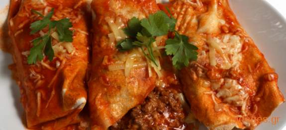 Enchilladas κοτόπουλο - συνταγές μαγερικής - www.sidages.gr