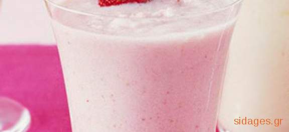 Smoothie φράουλα - συνταγές ροφήματα - smoothies
