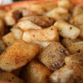 Πατάτες φούρνου με κολοκύθα και μυρωδικά