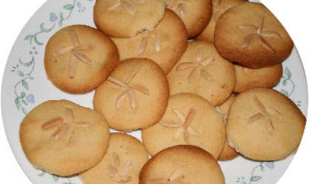 μπισκότα αμυγδάλου -almond cookies