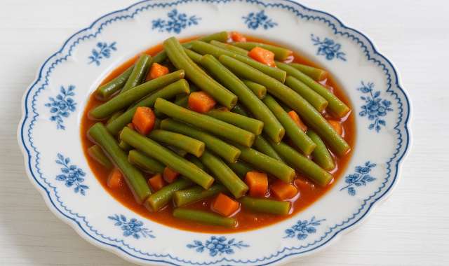 Φασολάκια λαδερά της Σόνιας