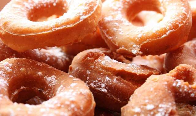 Ντόνατς με κολοκύθα - μπουκίτσες