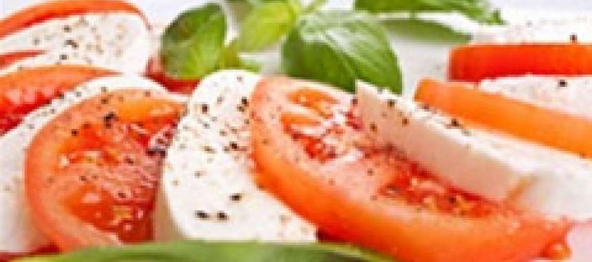 Σαλάτα caprese - www.sidages.gr