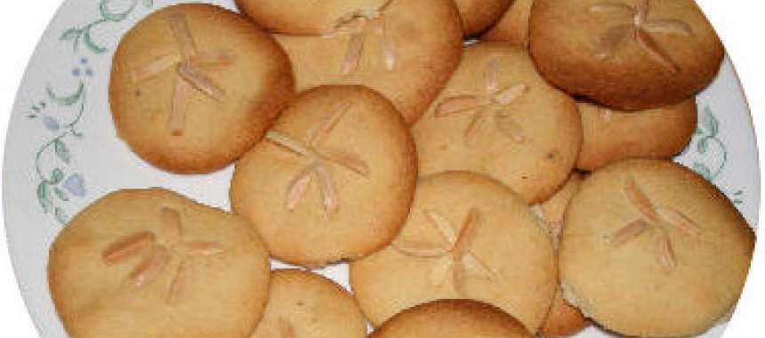μπισκότα αμυγδάλου -almond cookies