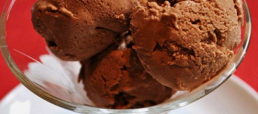 Σπιτικό παγωτό σοκολάτα