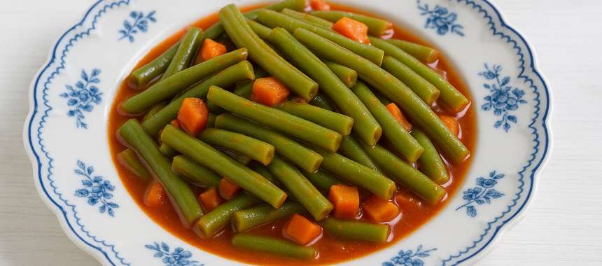 Φασολάκια λαδερά της Σόνιας