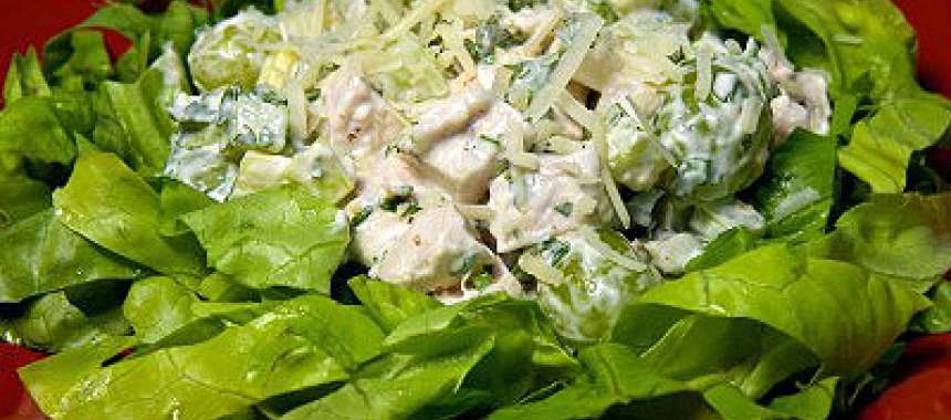 Κοτοσαλάτα με μαρούλι