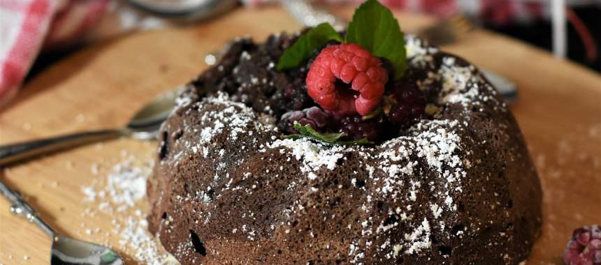 Κέικ σοκολάτας με στέβια