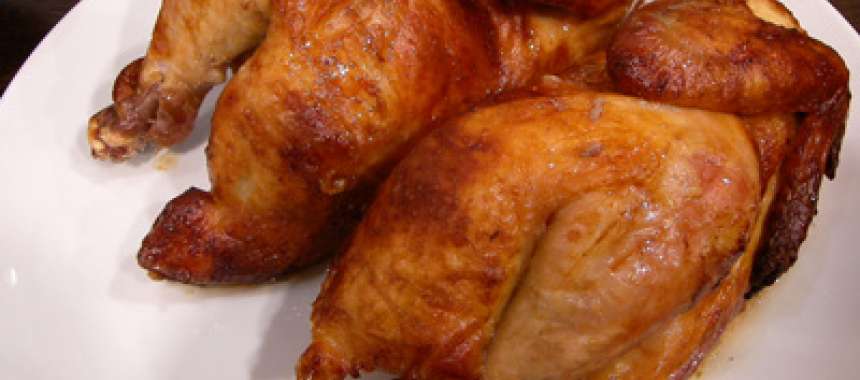 Κοτόπουλο φούρνου με σκόρδο και πατάτες - συνταγές μαγειρικής 