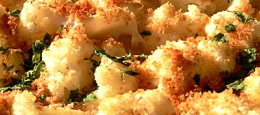 Κουνουπίδι ογκρατέν - cauliflower au gratin - συνταγές μαγειρικής 