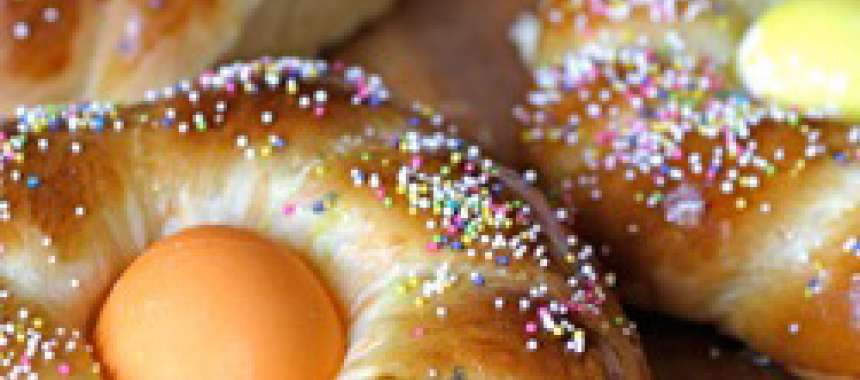 Κουλούρα λαμπριάτικη Πασχαλινή - Easter bread - συνταγές μαγειρικής 