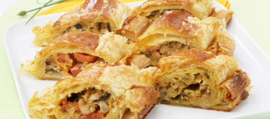 Κοτόπιτα με κάστανο - www.sidages.gr