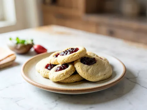 Μπισκότα με μαρμελάδα συνταγές μαγειρικής & ζαχαροπλαστικής- www.sidages.gr