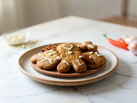 Μπισκότα με τζίντζερ - Gingerbread cookies