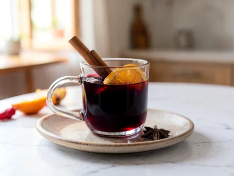 Ζεστό κρασί - vin chaud - συνταγές μαγειρικής & ζαχαροπλαστικής