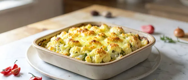 Κουνουπίδι ογκρατέν - cauliflower au gratin - συνταγές μαγειρικής 
