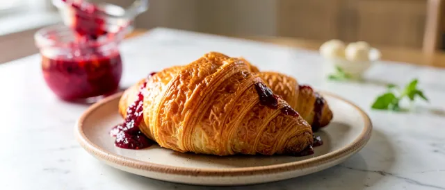 Κρουασάν μαρμελάδα - Croissant συνταγές  ζαχαροπλαστικής- www.sidages.gr